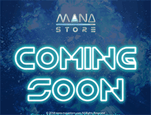 Tablet Screenshot of manastore.com